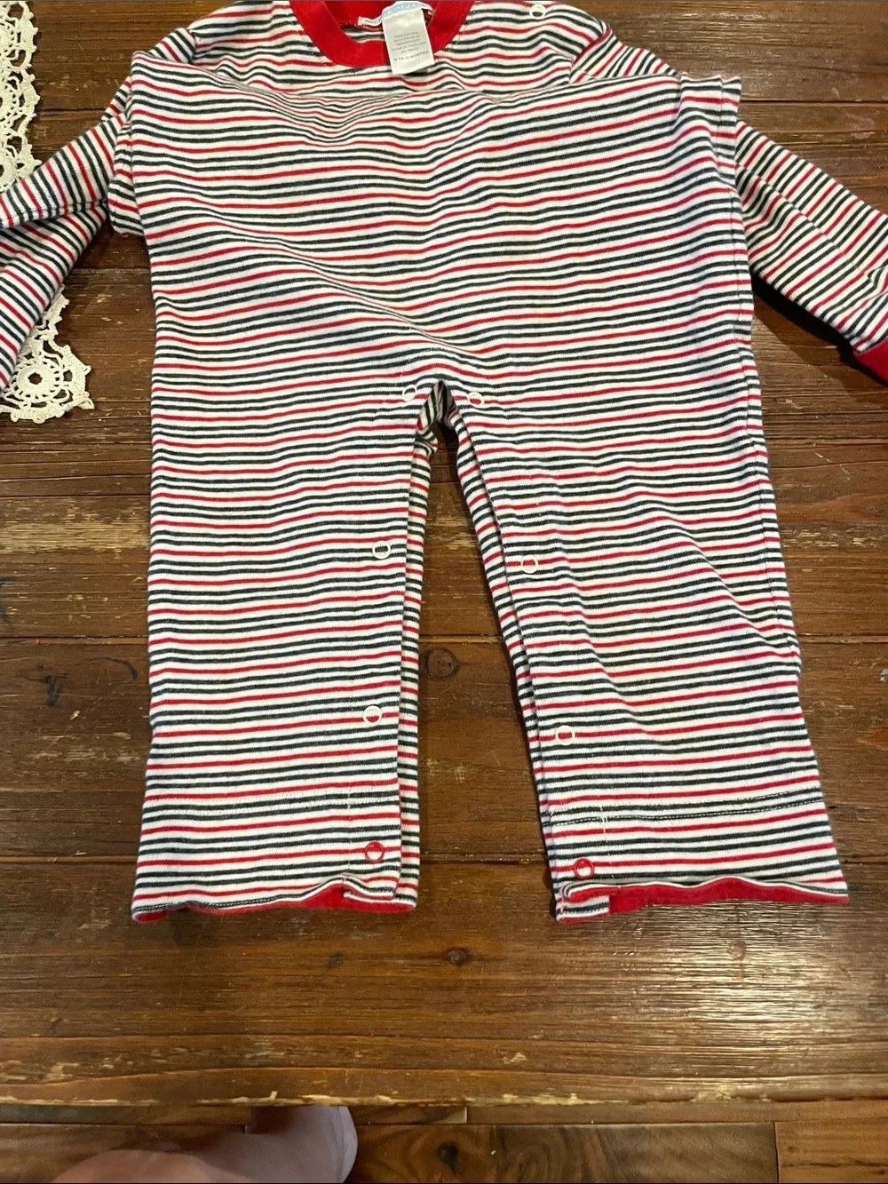 Janie and Jack  Striped fire truck outfit